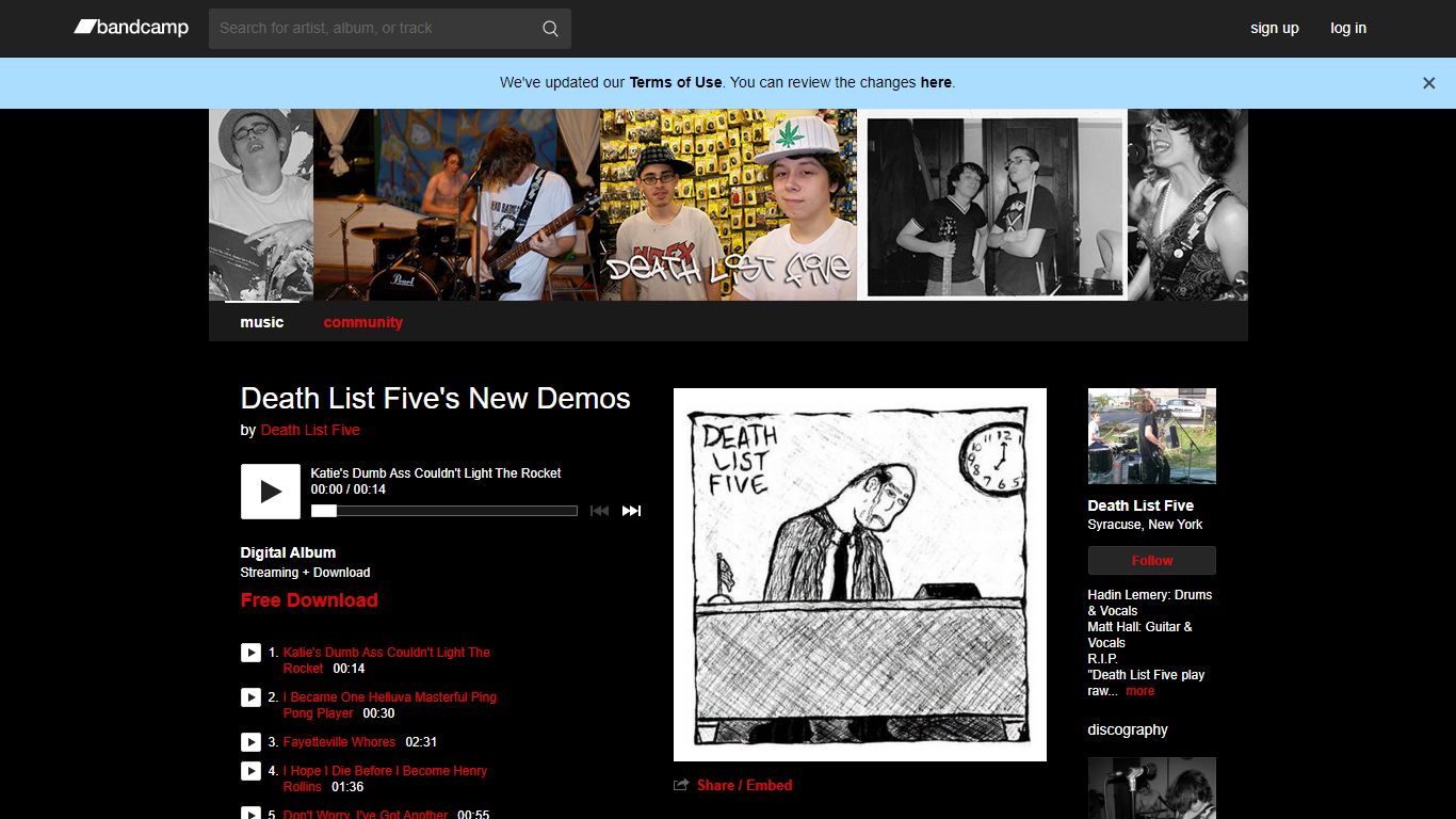 Death List Five's New Demos | Death List Five